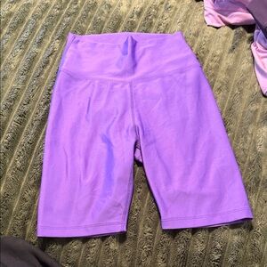 Peloton Lavender High-Waist Bike Shorts